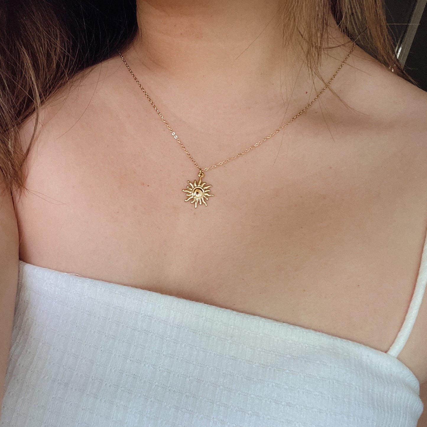 Sun Pendant Necklace