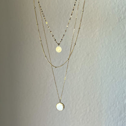 Three Layers Set Multi Chain Necklaces