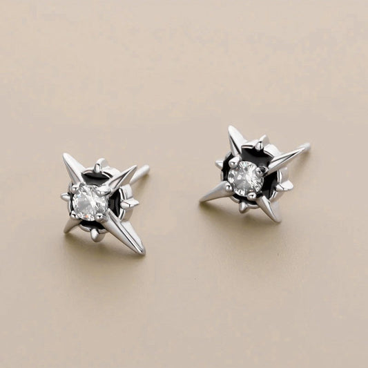 Edgy North Star Studs