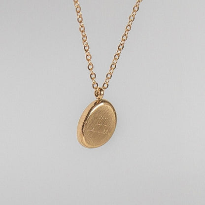 Oval Pendant Necklace