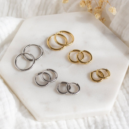 Simple Mini Hoop Earrings