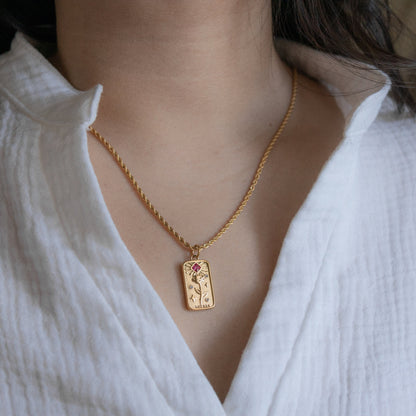 Tarot Card Necklace