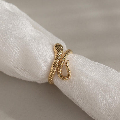 Gold Serpent Rings