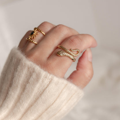 Gold Serpent Rings