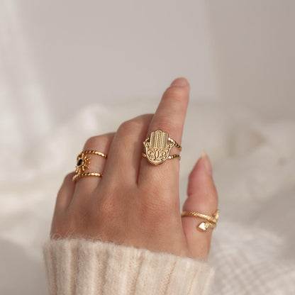 Hamsa Hand Ring