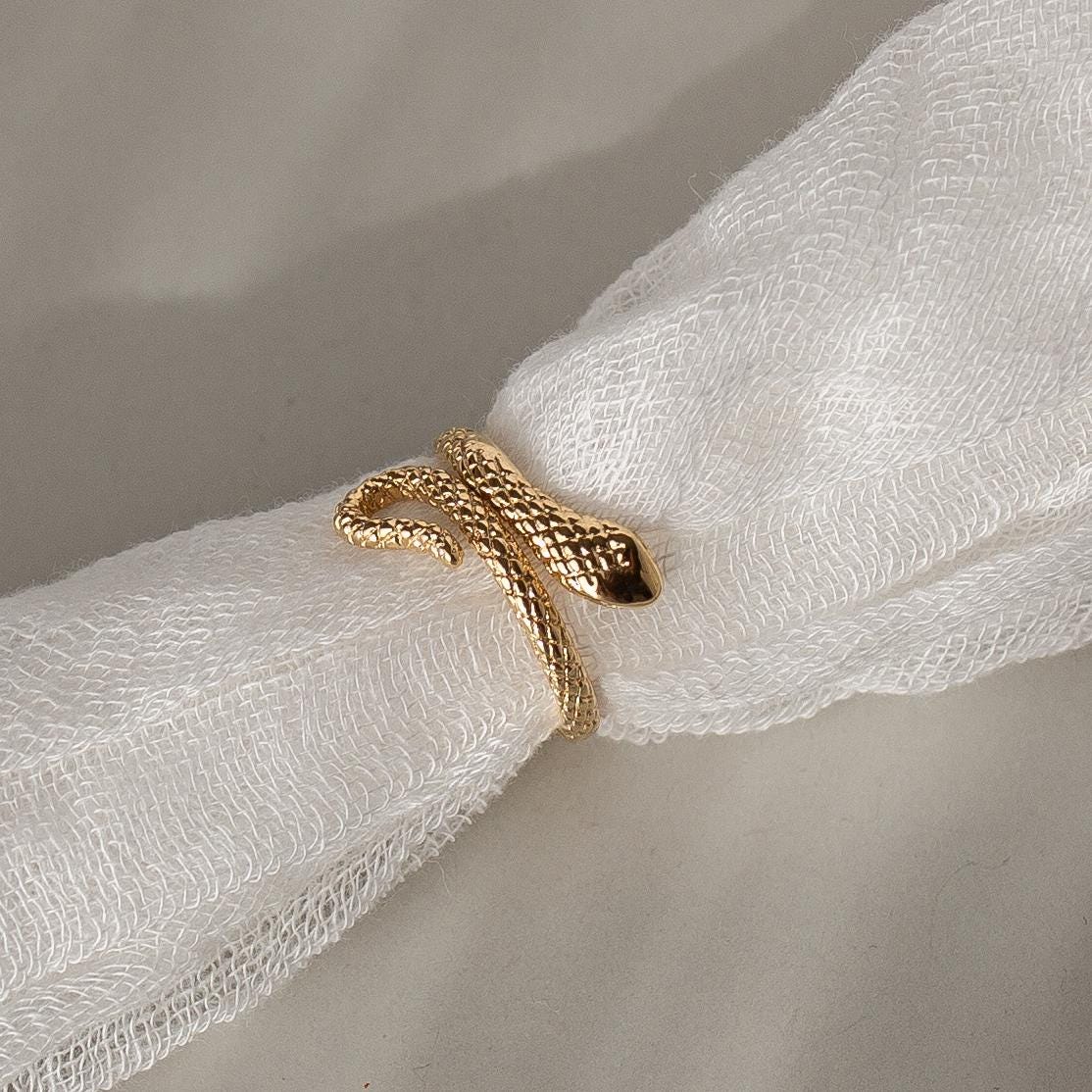 Gold Serpent Rings