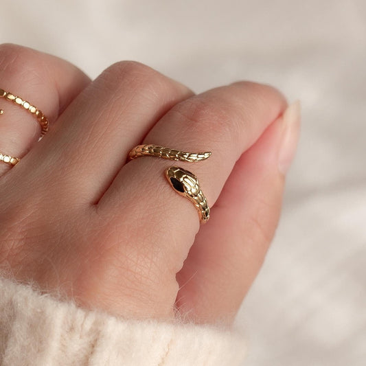 Gold Snake Ring